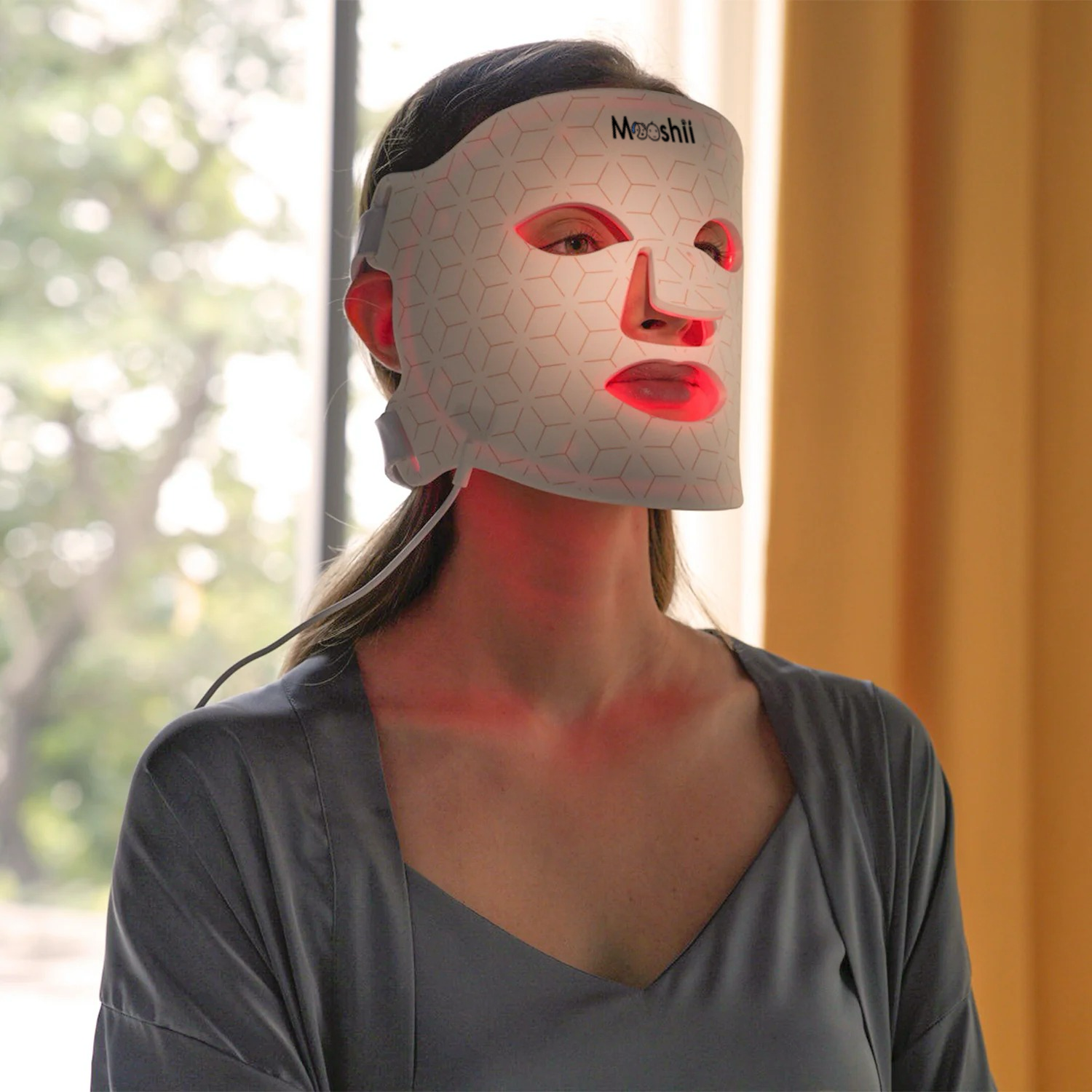 MOOSHII 288 LED Red Light Therapy Mask