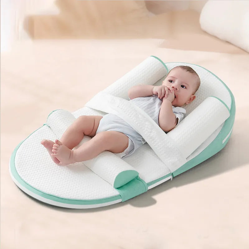 Pure Comfort Baby Lounger – Anti-Roll Design for Supervised Snuggles & Playtime