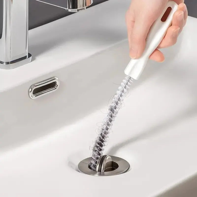 Pipe Dredging Brush Bathroom Sewer Hair Remove Sink Cleaning Brush 48/65/71cm Drain Cleaner Bendable Flexible Cleaning Tools