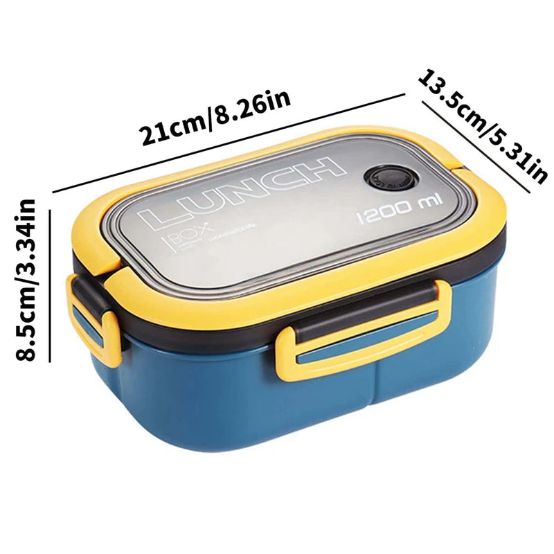 1200ML 2-Layer Bento Lunch Box