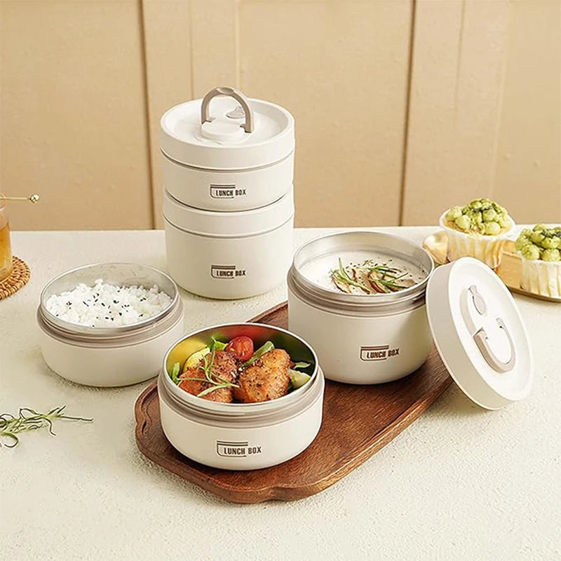 Portable Insulated Lunch Container Set