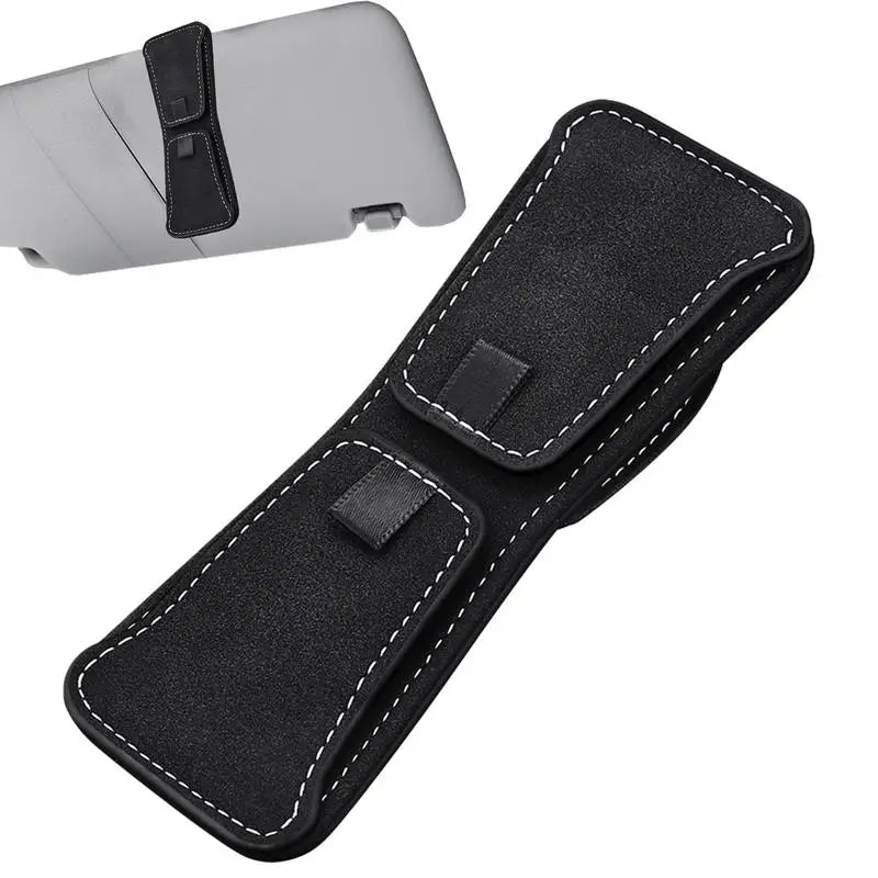 Visor Sunglasses Holder Clip Eyeglass Holder For Car Auto Interior Accessories Multifunctional Magnetic Double Clip Glasses