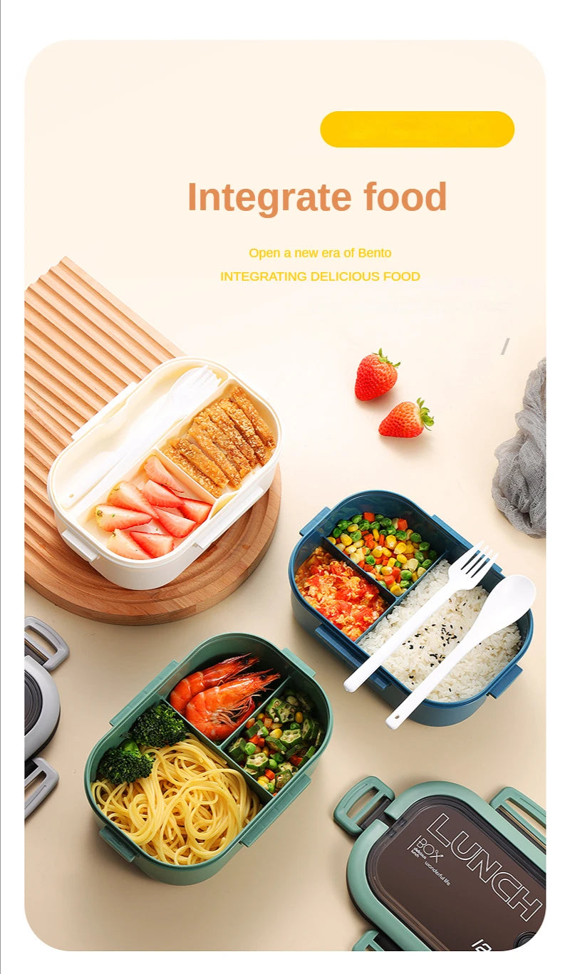 1200ML 2-Layer Bento Lunch Box