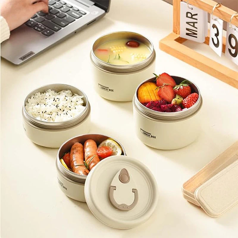 Portable Insulated Lunch Container Set