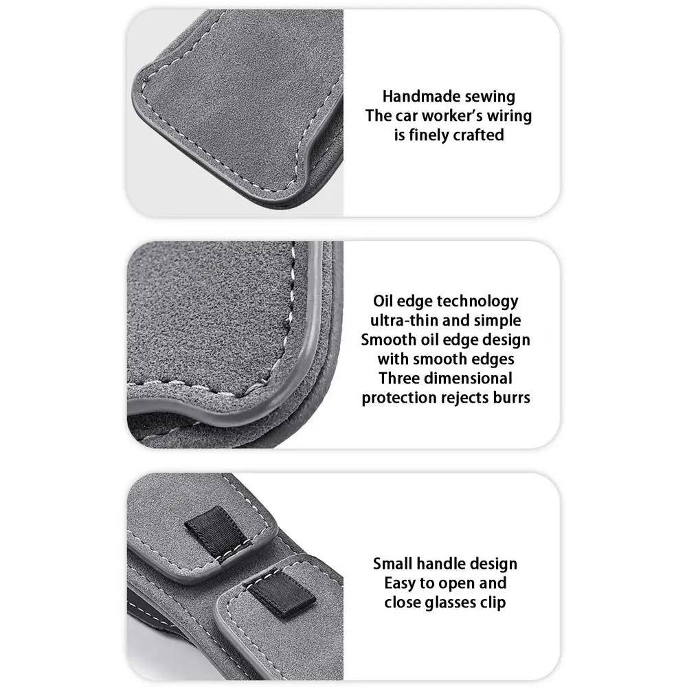 Visor Sunglasses Holder Clip Eyeglass Holder For Car Auto Interior Accessories Multifunctional Magnetic Double Clip Glasses