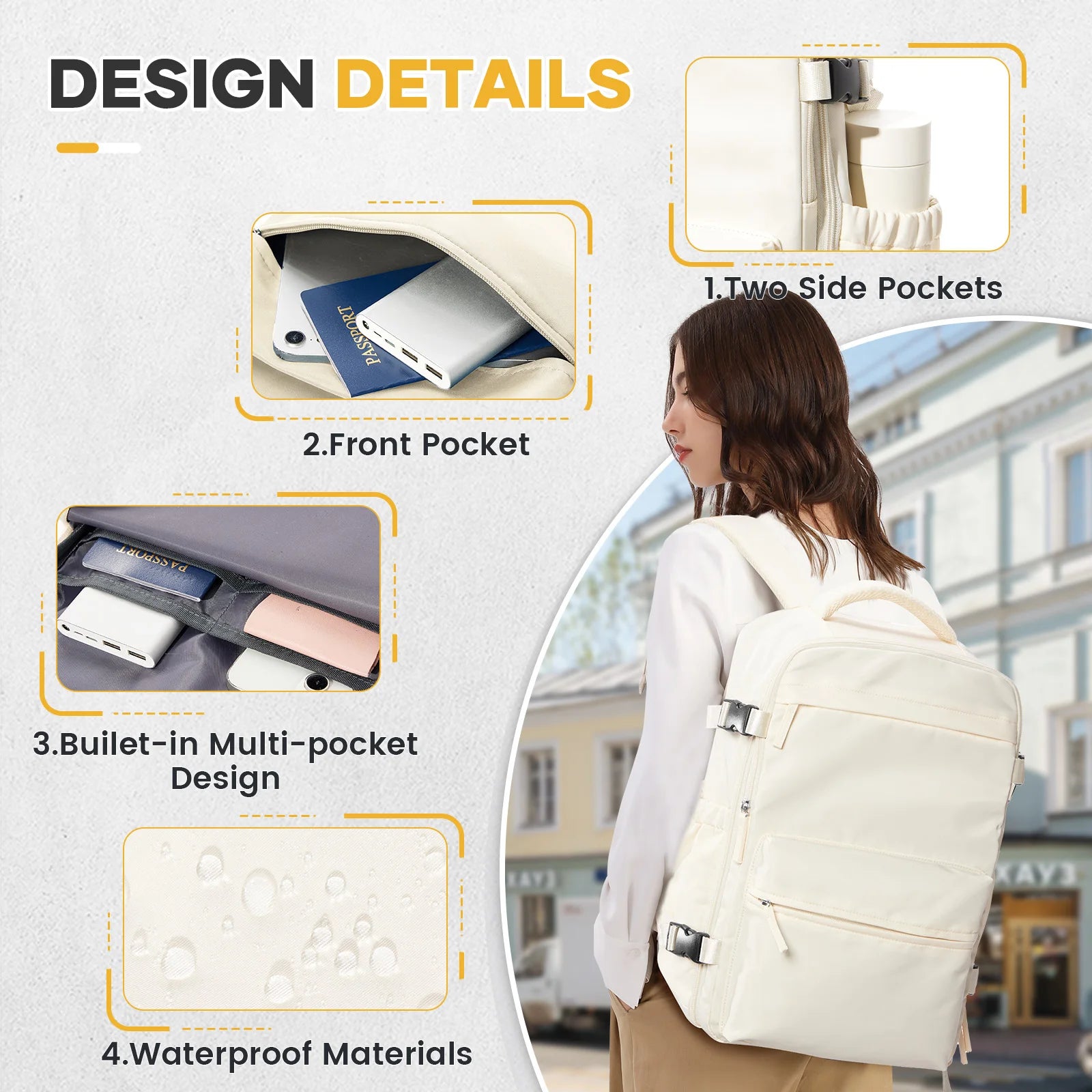 Vacuum compression Backpack