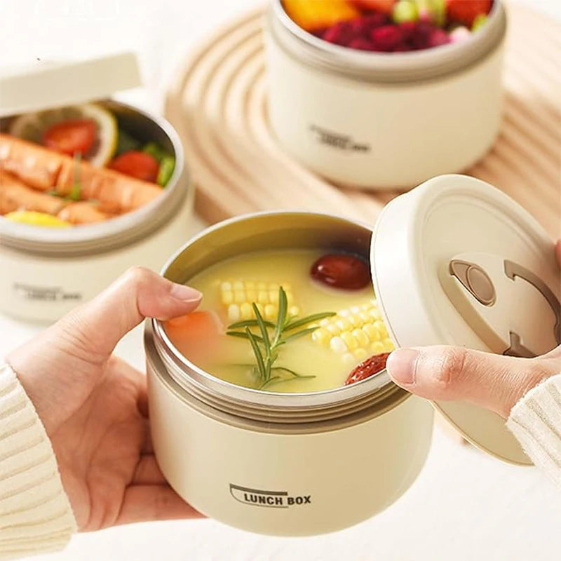 Portable Insulated Lunch Container Set