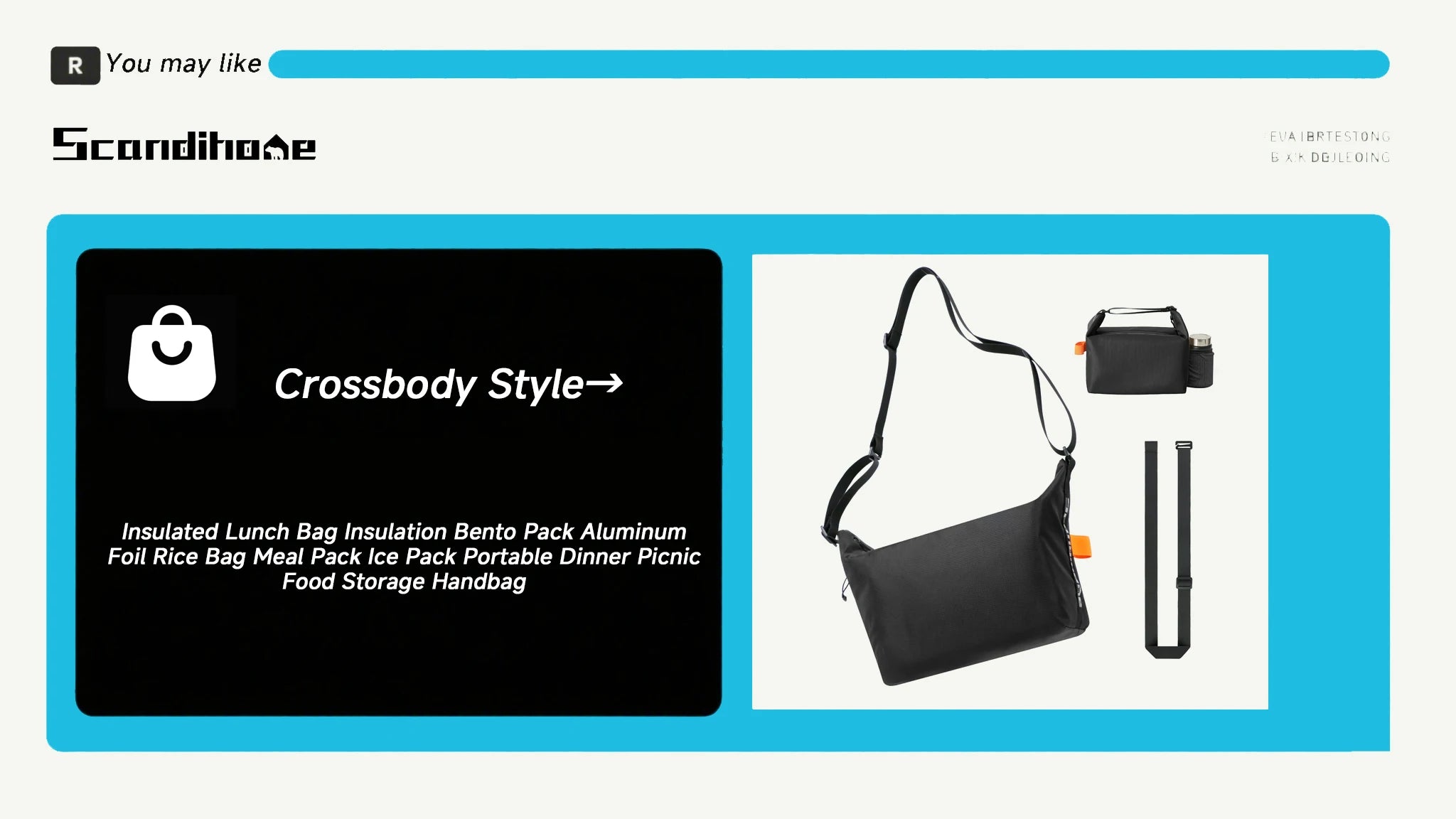 Insulated Lunch Bag – Portable Bento Meal Pack
