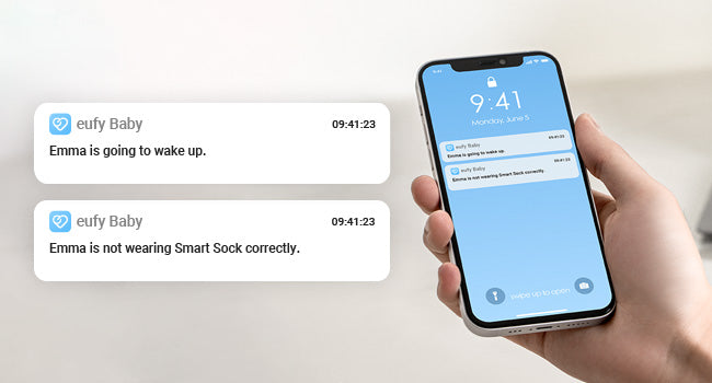 Smart S320 Sock Baby Monitor 2K Camera Track Sleep