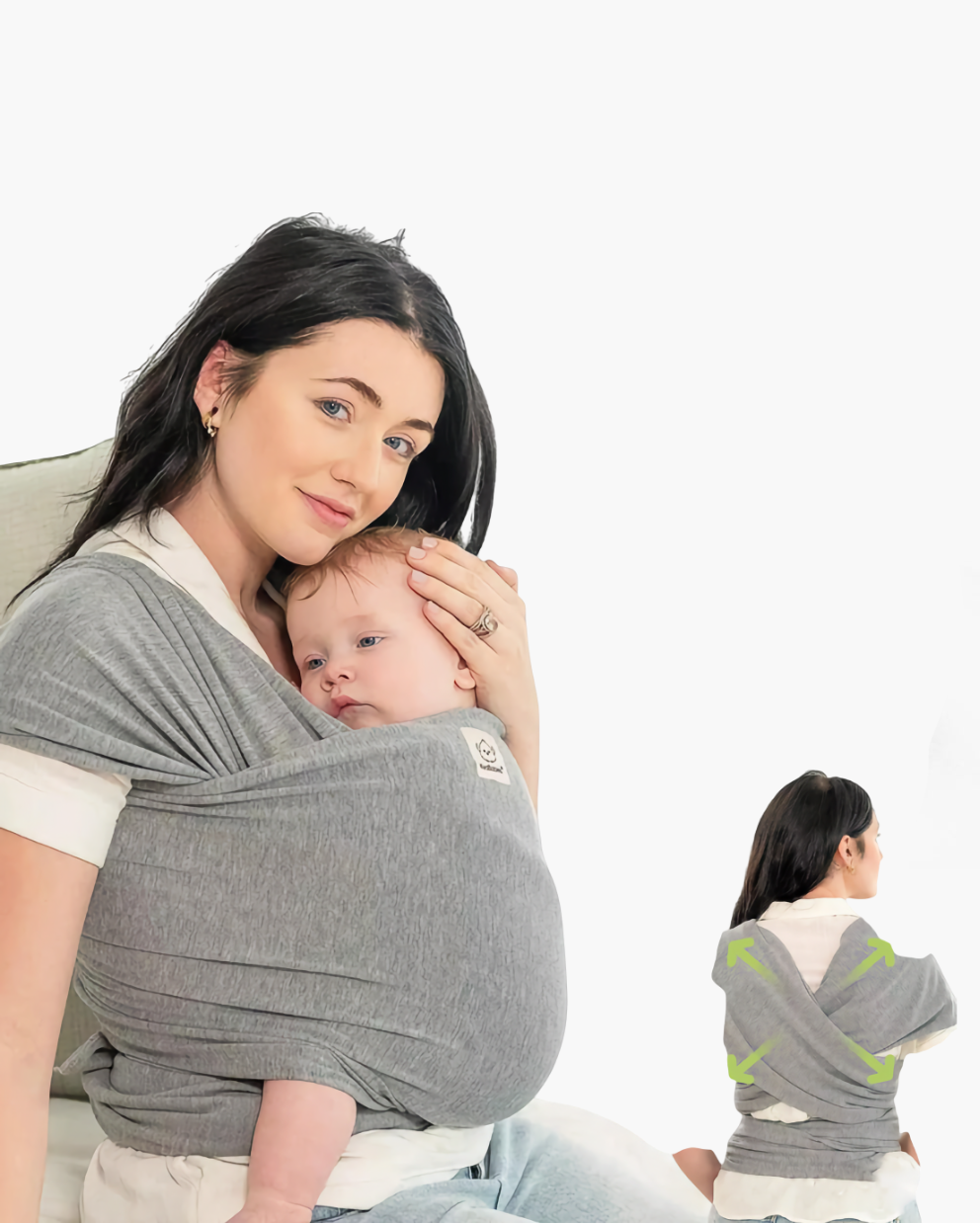 All in 1 Baby Wrap Carrier Breathable Sling for Newborn Infant