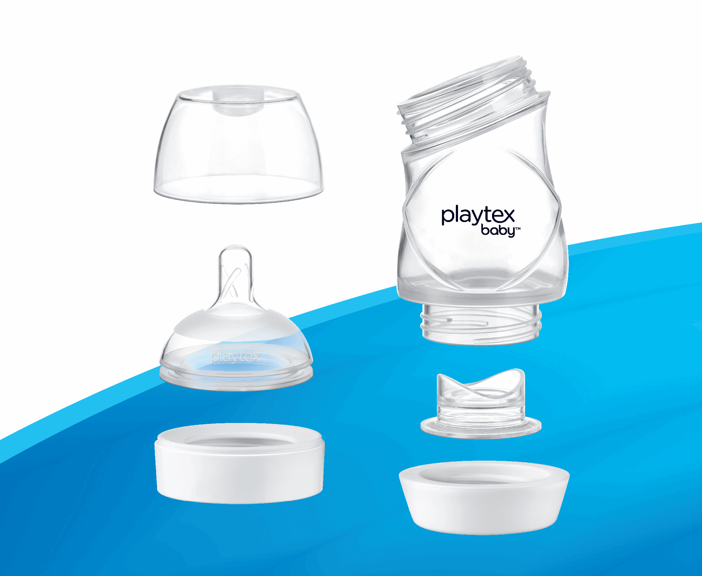 Anti Colic & Anti Reflux Baby Bottle - Playtex Ventaire