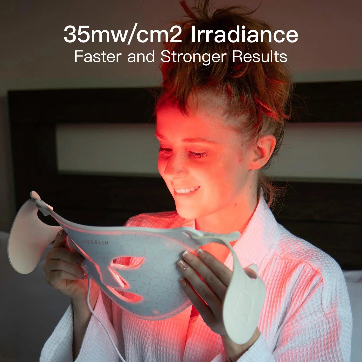 MOOSHII 288 LED Red Light Therapy Mask