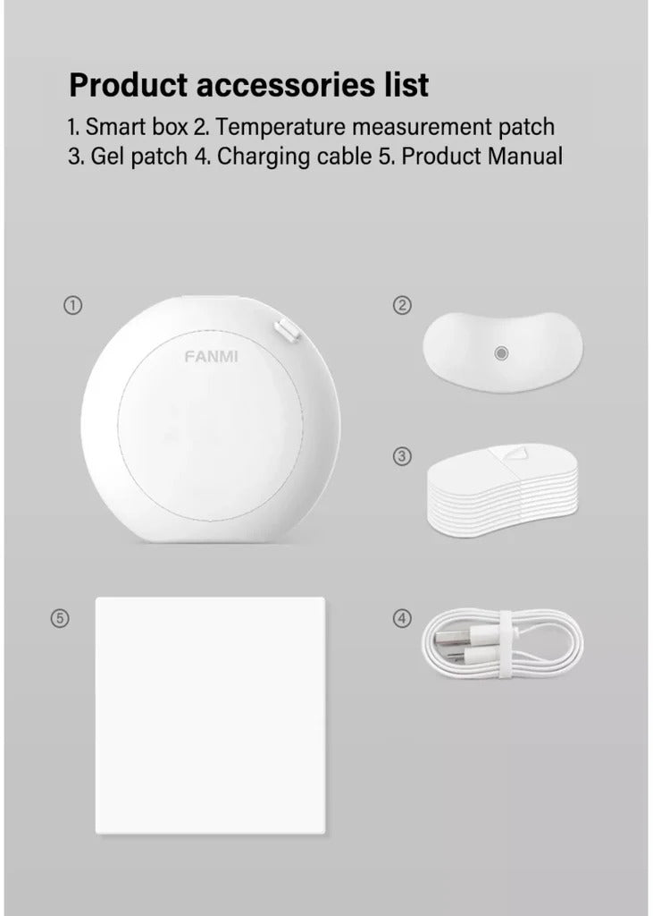 Smart Digital Baby Thermometer – Accurate Readings & High-Temp Alarm for Remote Monitoring