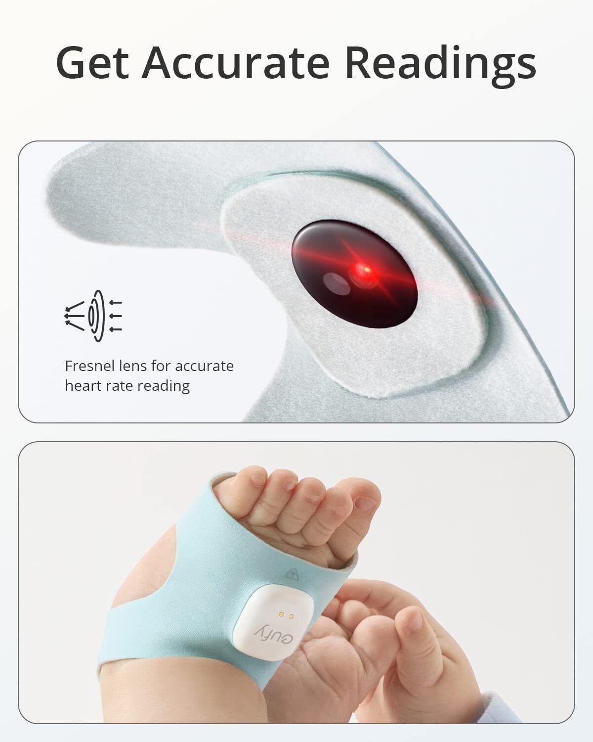Smart S320 Sock Baby Monitor 2K Camera Track Sleep