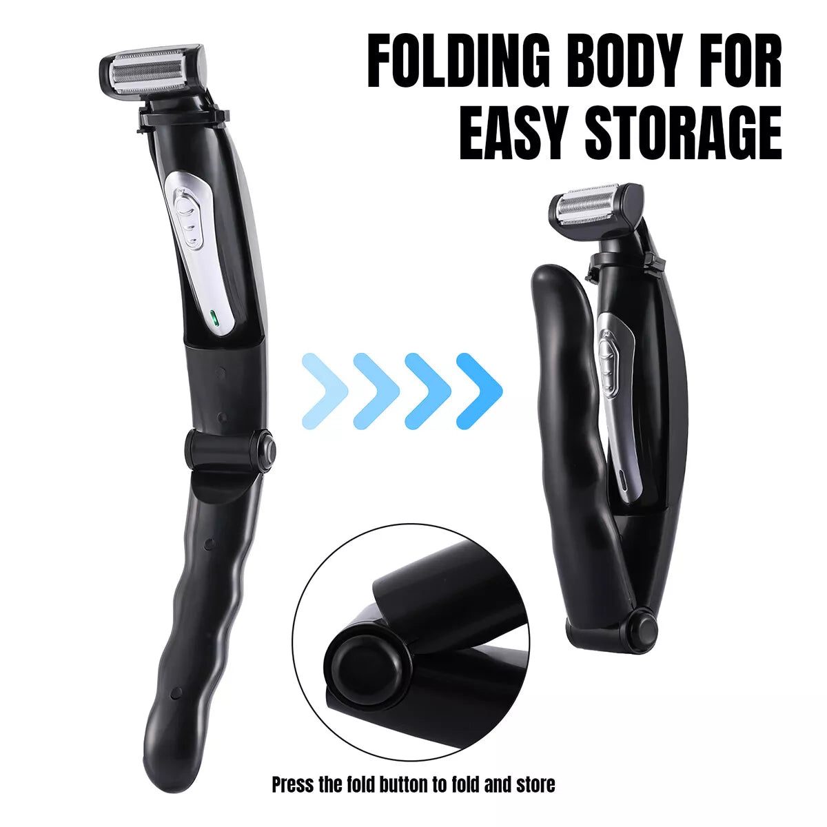Electric Back Shaver for Men