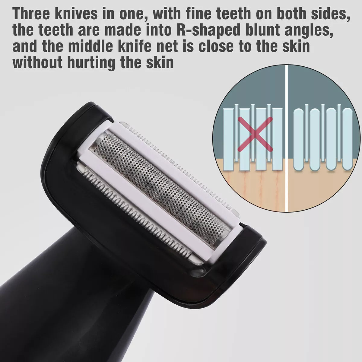 Electric Back Shaver for Men
