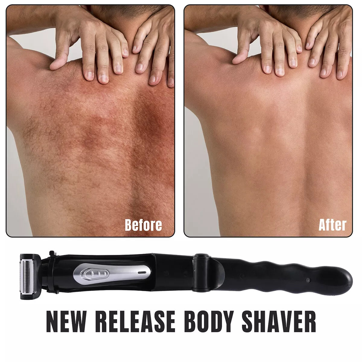 Electric Back Shaver for Men