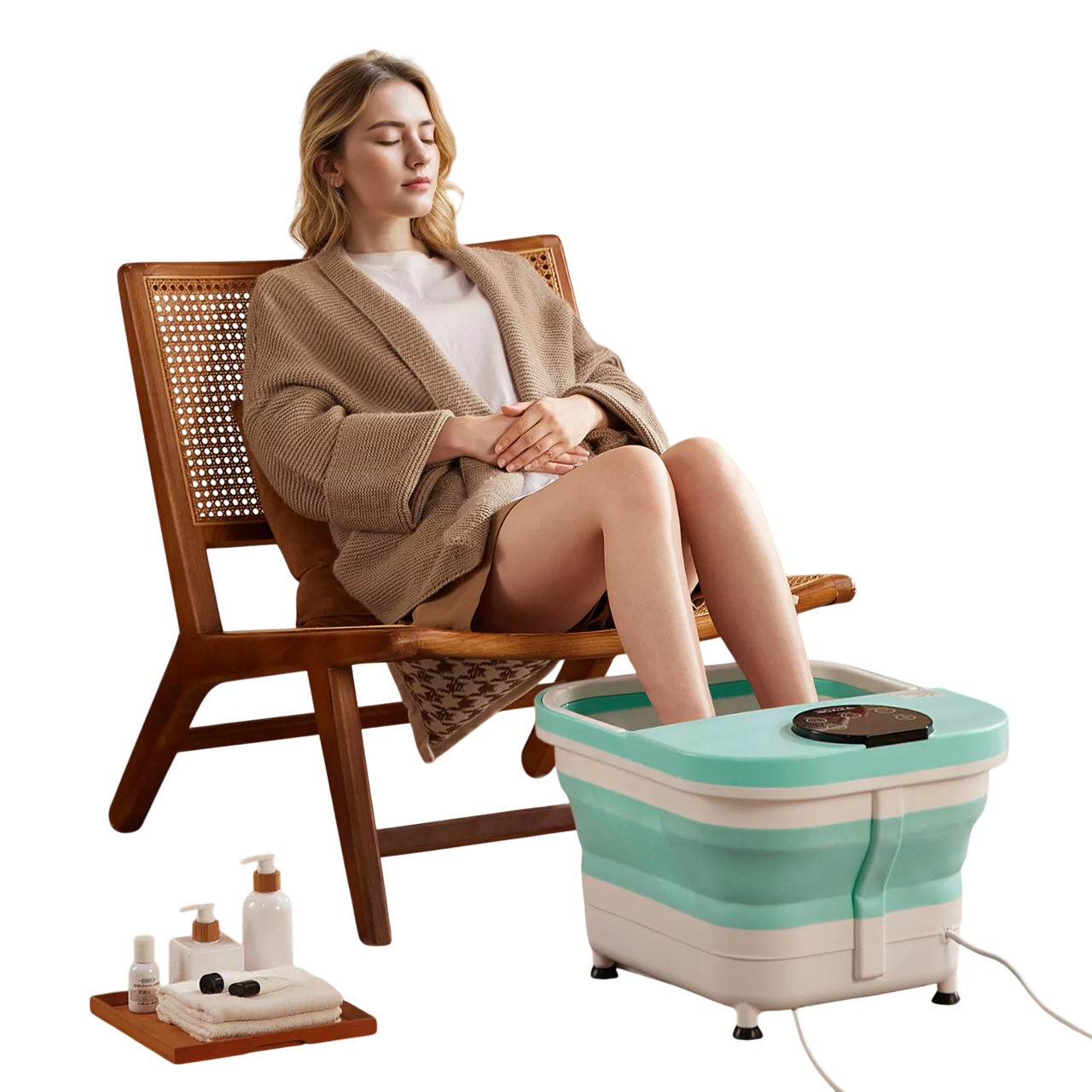 Relaxing Collapsible Foot Spa | Massage & Soothe