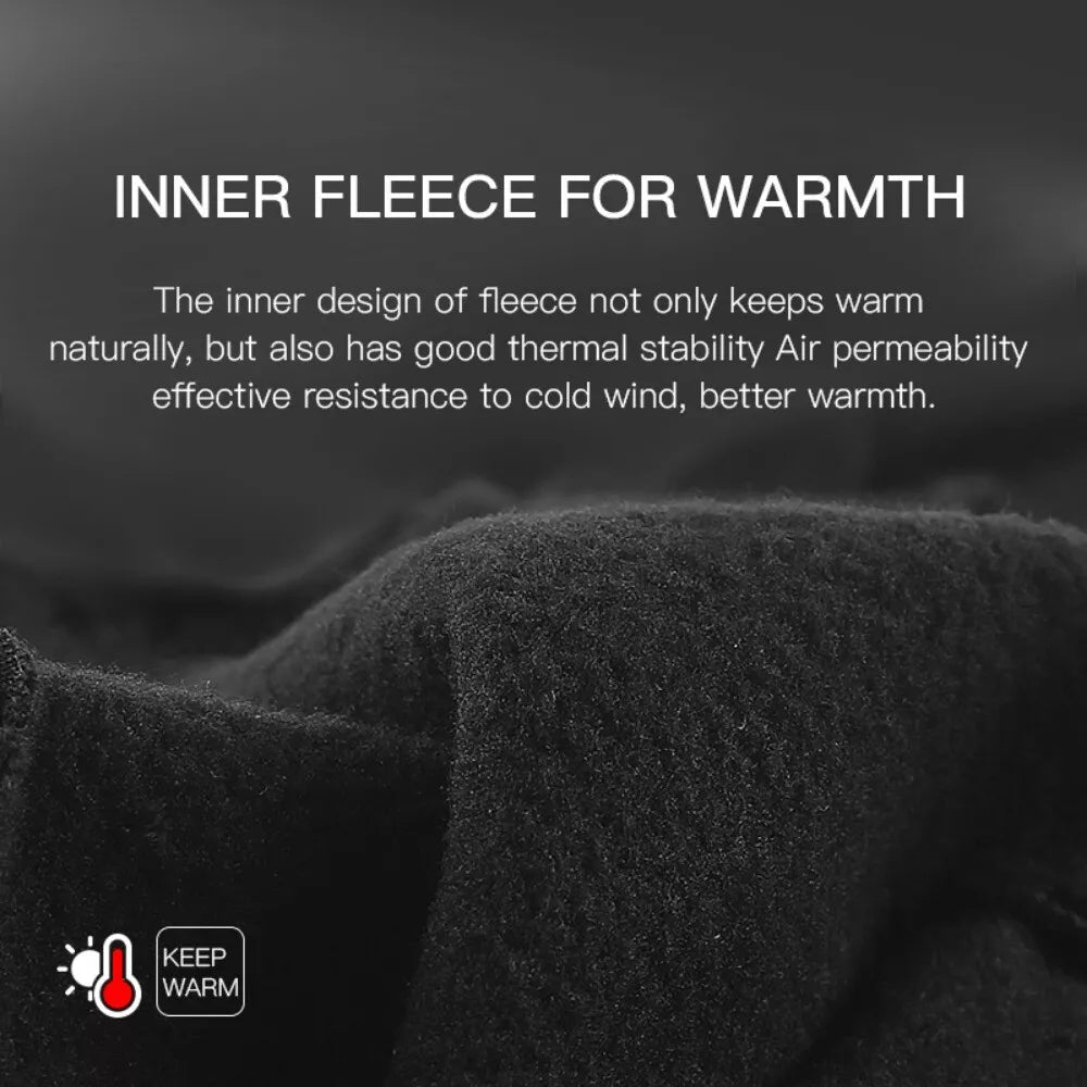 Ultra-Thin Thermal Gloves - Unisex Touch Screen Winter Fleece Gloves