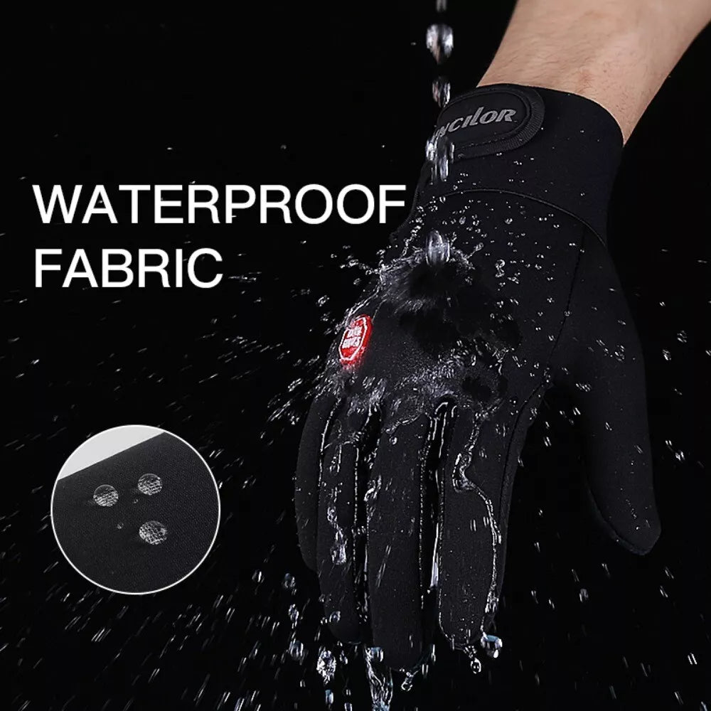 Ultra-Thin Thermal Gloves - Unisex Touch Screen Winter Fleece Gloves