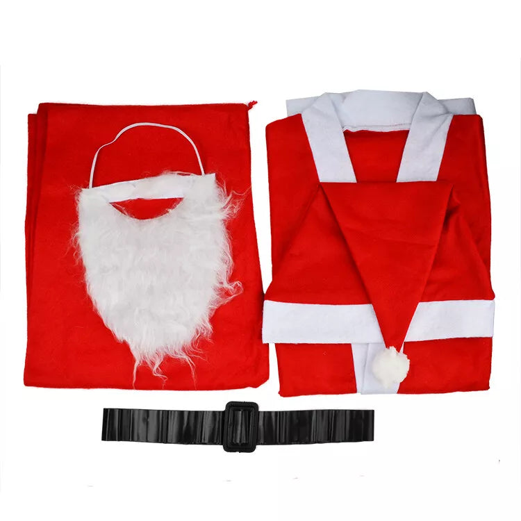 Kerstman kostuum volwassen vader