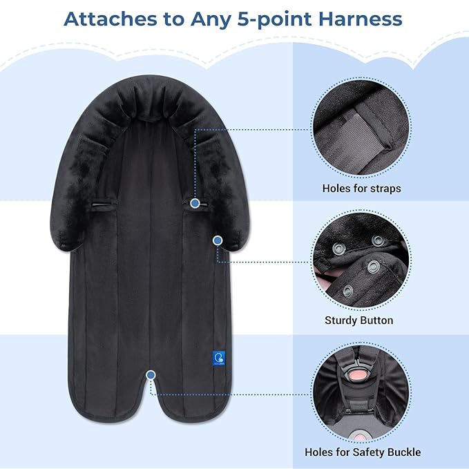 Extra Soft Car Seat Insert Cushion Pad