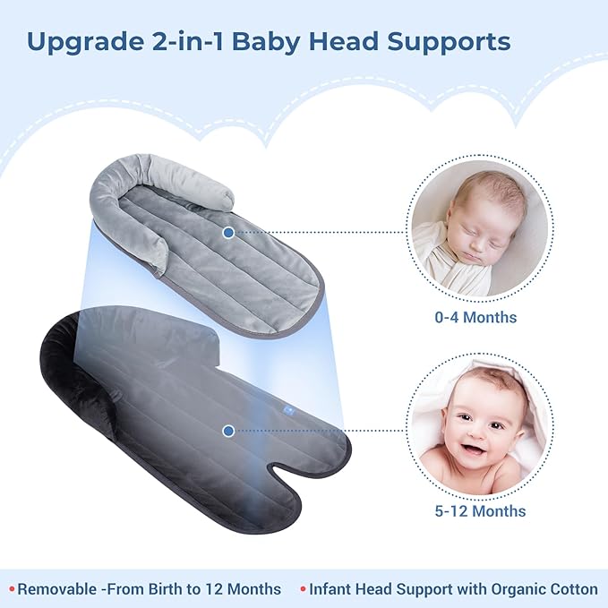 Extra Soft Car Seat Insert Cushion Pad