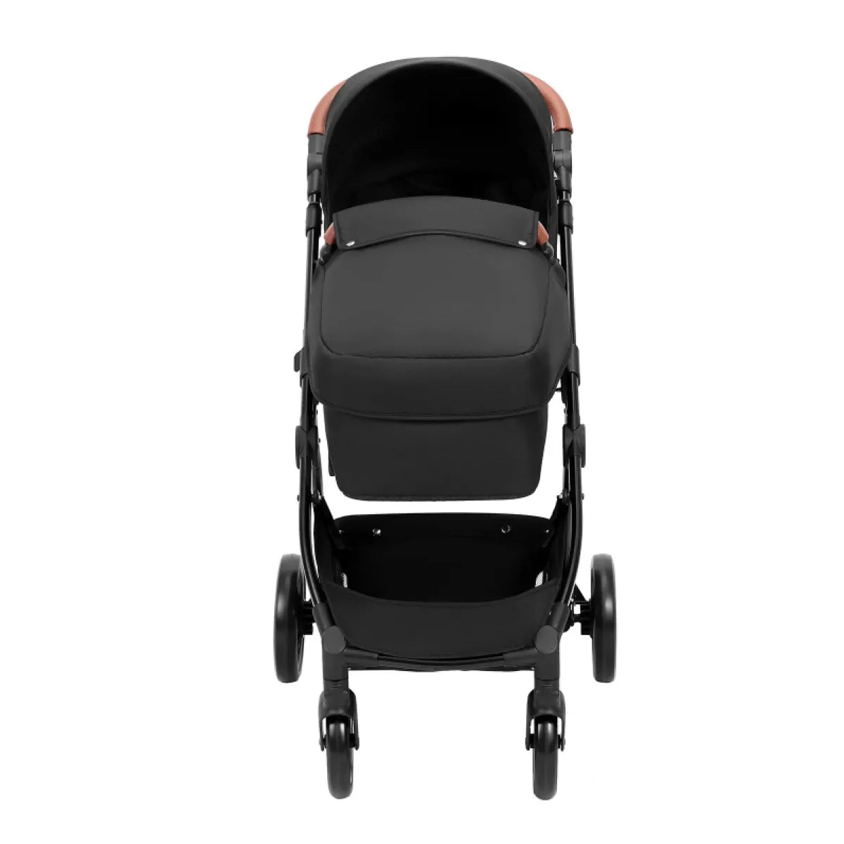 Carbon Steel Newborn Stroller With Leg Cover And Mesh