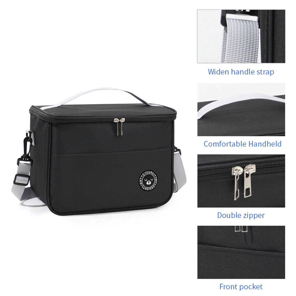 Insulated Lunch Bag – Hand-Held & Shoulder Strap