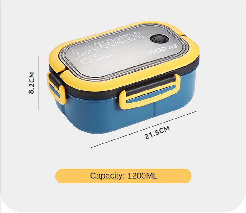 1200ML 2-Layer Bento Lunch Box