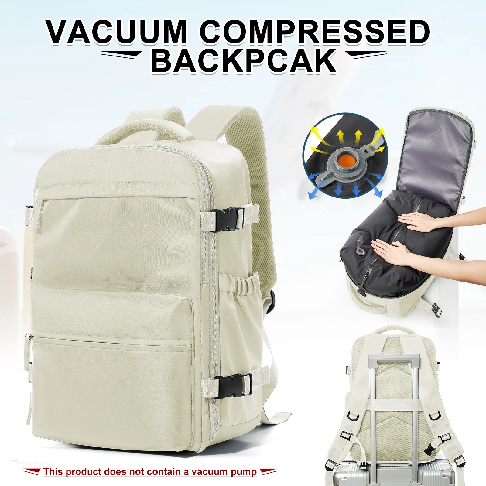 Vacuum compression Backpack