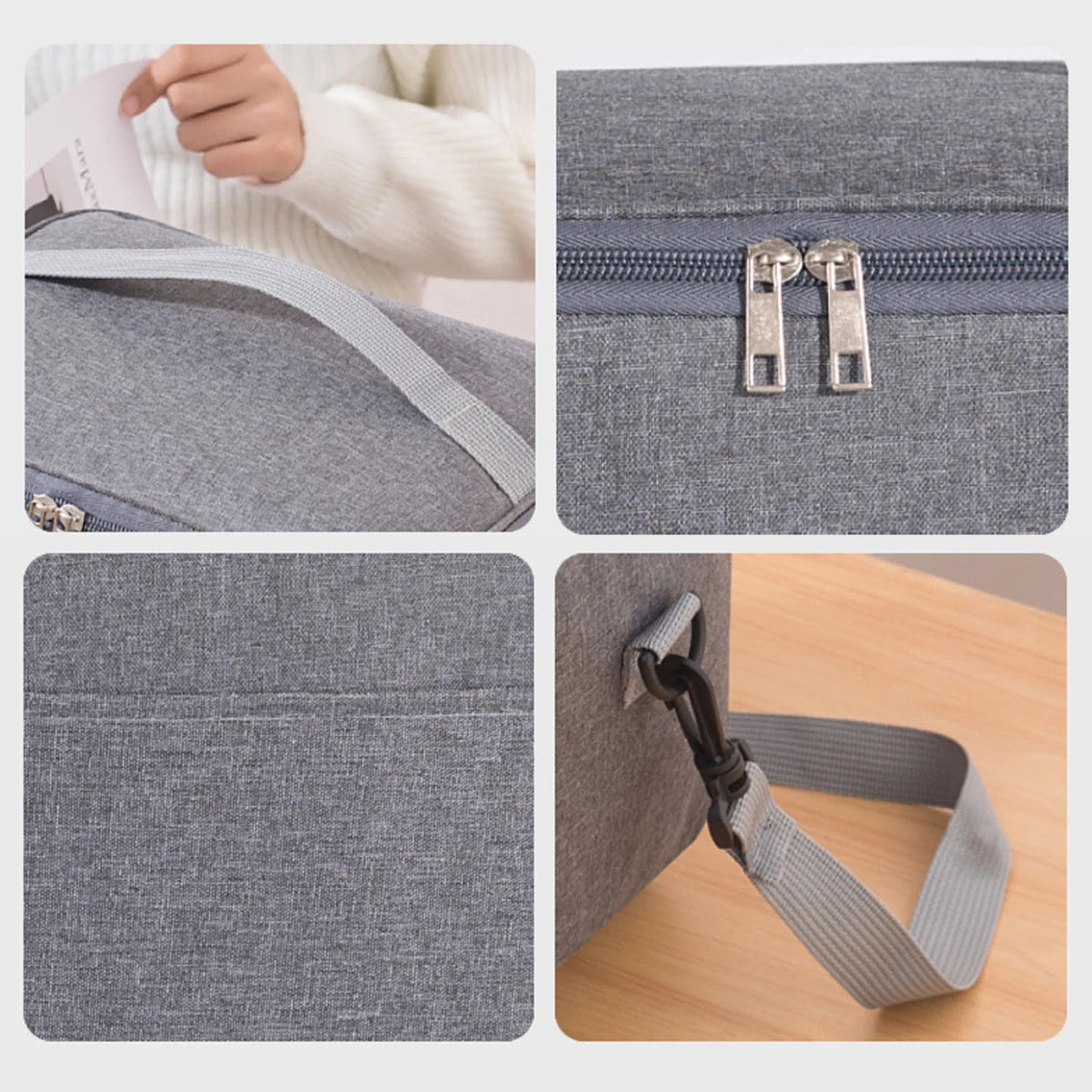Insulated Lunch Bag – Hand-Held & Shoulder Strap