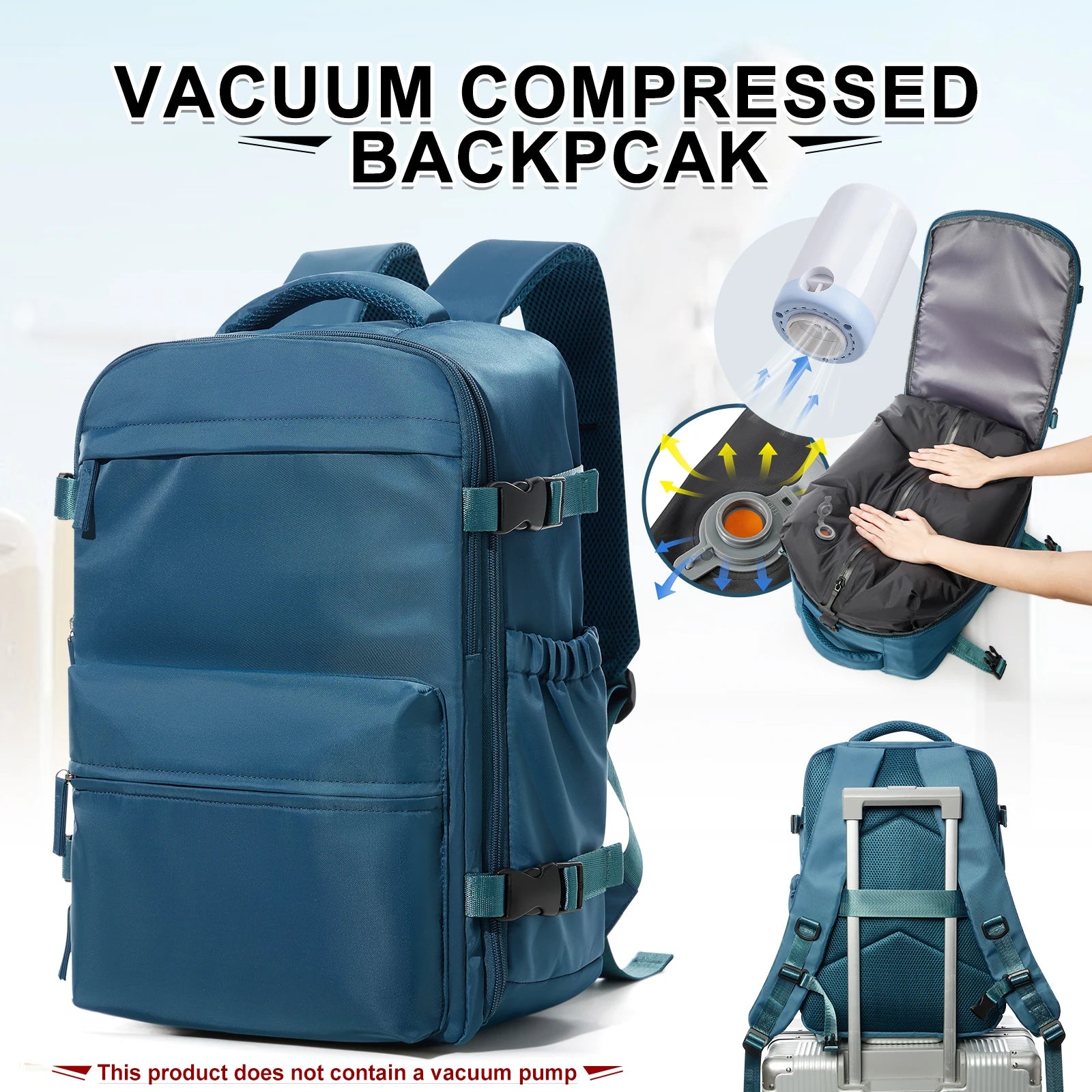 Vacuum compression Backpack