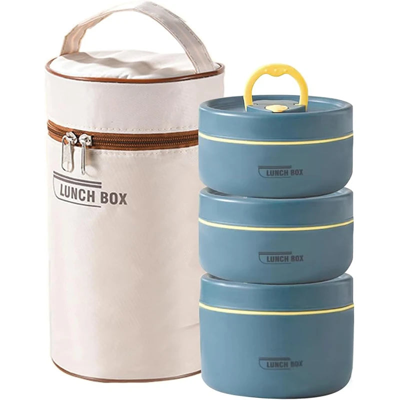 Portable Insulated Lunch Container Set