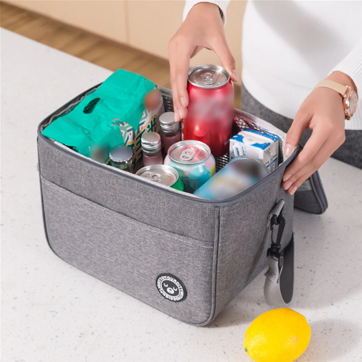 Insulated Lunch Bag – Hand-Held & Shoulder Strap