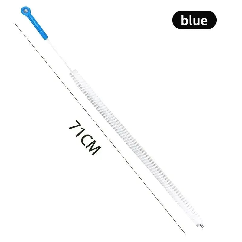 Pipe Dredging Brush Bathroom Sewer Hair Remove Sink Cleaning Brush 48/65/71cm Drain Cleaner Bendable Flexible Cleaning Tools