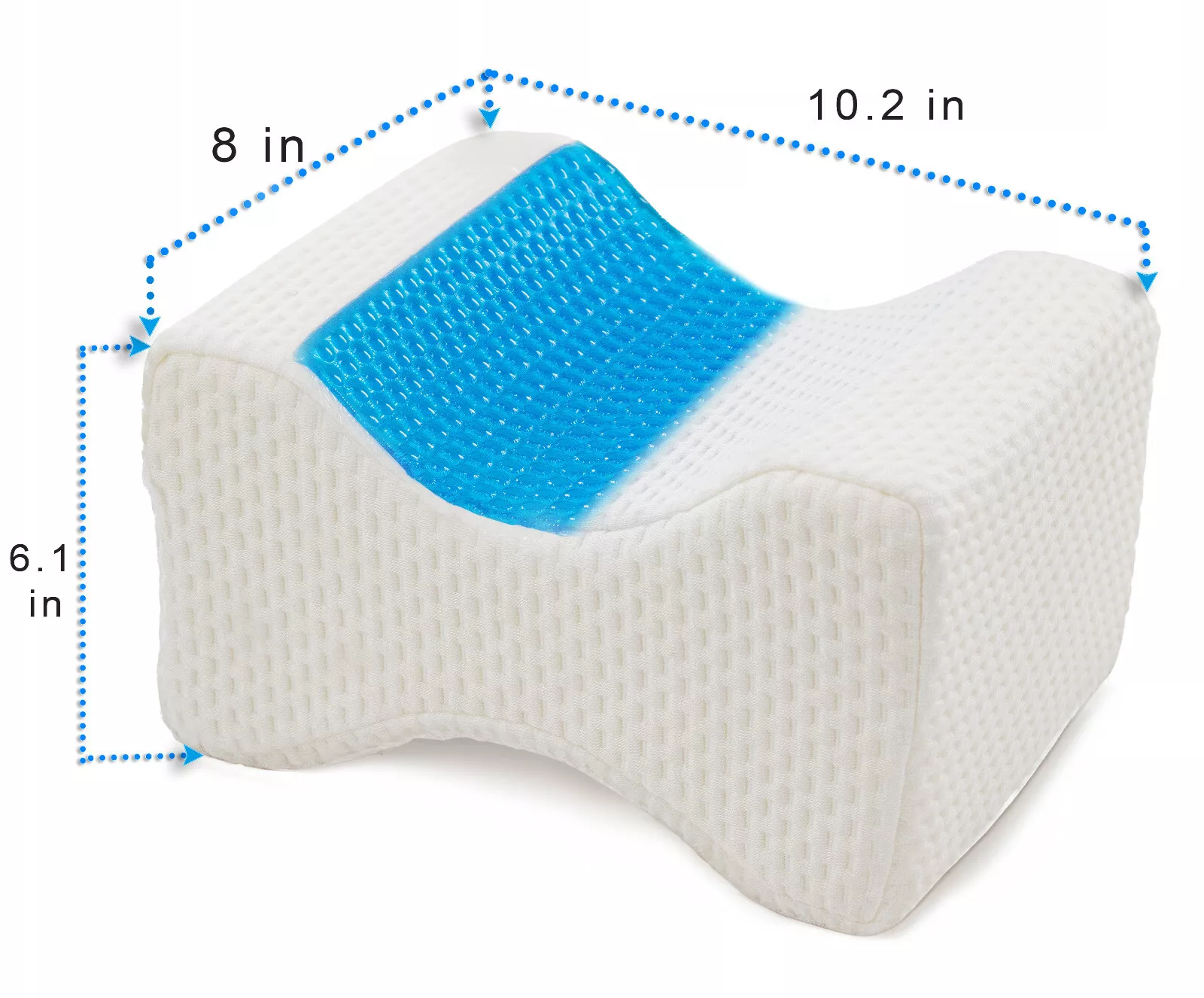 Orthopedic Knee Pillow for Sciatica, Back, Leg Pain Relief, and Pregnancy Comfort