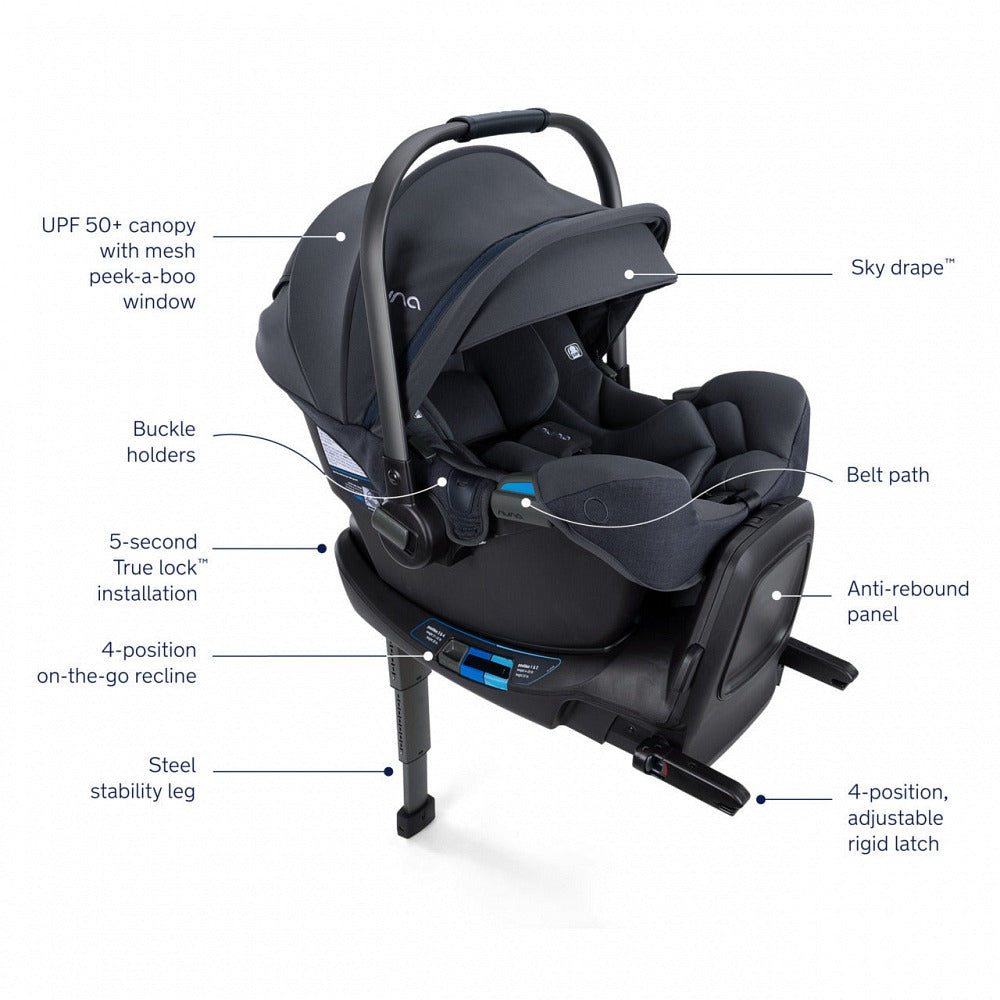 Nuna Pipa RX Infant Car Seat + RELX Base - Cedar