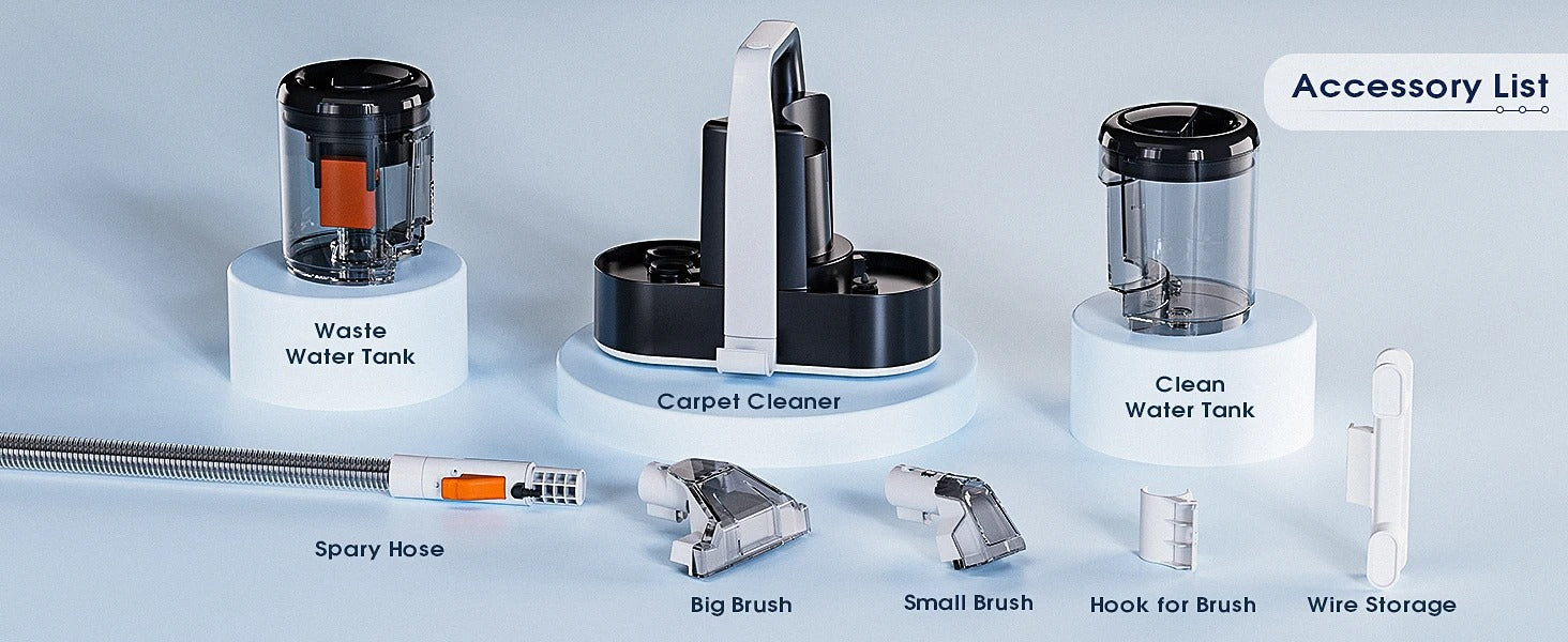 Portable Carpet Cleaner Machine 600W