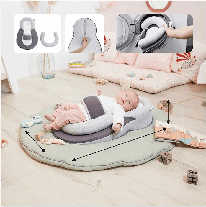 Cosydream+ Crib Wedge by BABYMOOV - light grey